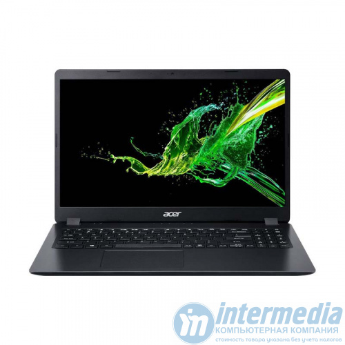Ноутбук Acer Aspire A315-34 Black Intel N4020 (up to 2.8Ghz), 8GB, 500GB HDD, Intel HD Graphics, 15.6" LED FULL HD (1920x1080), WiFi, LAN RJ45, BT, Cam, DOS, Eng-Rus - Интернет-магазин Intermedia.kg