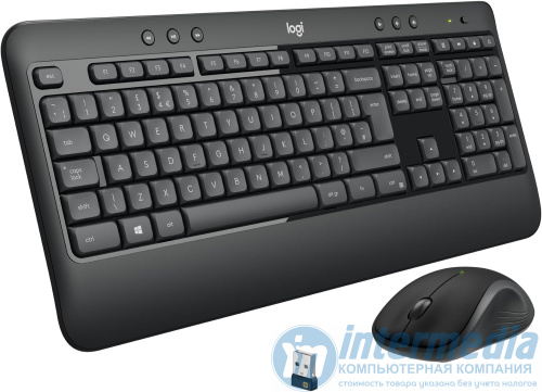 Клавиатура + Мышь Logitech MK540, Wireless, Black