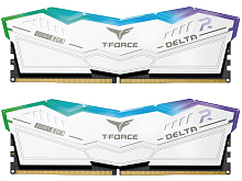 Оперативная память DDR5 Team Group T-Force Delta RGB 32GB (2x16GB) 6000MHz CL38 White (FF4D532G6000HC38ADC01)