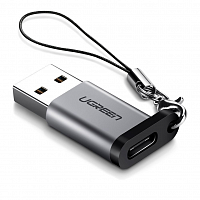 Переходник UGREEN US276 (USB-A 3.0 - USB-C) grey 50533 - Интернет-магазин Intermedia.kg