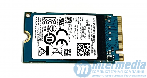 Диск SSD 256GB Toshiba KIOXIA M.2 2242 NVMe PCIe Gen3x4 Read , Write - 1700, 600MB (без упаковки)