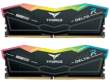 Оперативная память DDR5 Team Group T-Force Delta RGB 32GB (2x16GB) 6000MHz CL38 Black (FF3D532G6000HC38ADC01)