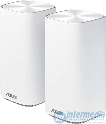 Mesh Wi-Fi система ASUS CD6(W-2-PK) AC1500 Dual-Band, 867Mb/s 5GHz+600Mb/s 2.4GHz, 3xLAN 1Gb/s, 4 antennas, Aimesh, ASUS Router APP, AIProtection