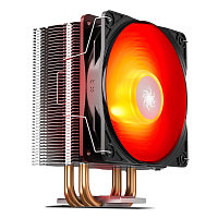 Кулер для процессора DEEPCOOL GAMMAXX-400 V2 RED LGA LGA1700/1200/115*/AMD RED LED 120x25mm,900-1500rpm,4HP