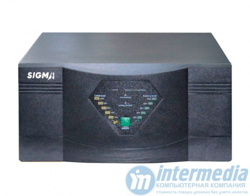 Инвертор SIGMA XL-1200 Мощность: 1200VA/1000W/Вход 12В и/или 220В/Выход 220В/AVR/Чистая синусоида на выходе/Функция заряда батарей 20A