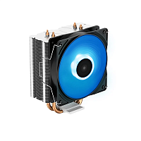 Кулер для процессора DEEPCOOL GAMMAXX-400 BASIC LGA1700/115*/AMD BLUE LED 120x25mm, 900-1500rpm,4HP