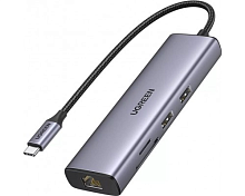 Адаптер UGREEN CM512 USB-C Multifunction Adapter with Ethernet Interface