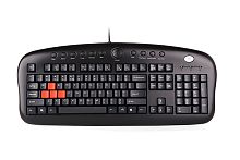 Клавиатура A4Tech KB-28G GAMER KEYBOARD USB BLACK US+RUSSIAN