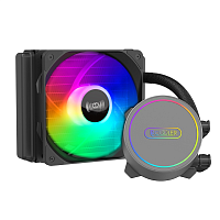 Кулер для процессора PCCooler GI-CL120 PRO комплект водяного охлаждения LGA20XX/1200/1700/115х/AM5/AM4, RGB, TDP150W,1х120mm FIXED LED PWM FAN, Black