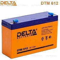 Аккумулятор Delta DTM612 6V 12Ah (151*50*100mm) - Интернет-магазин Intermedia.kg