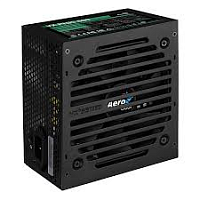 Блок питания Aerocool VX PLUS 600, 600W, ATX, None-PFC, 20+4pin, 4+4pin, 4*Sata, 3*Molex, 1*FDD, 2*PCI-E 6+2pin, Вентилятор 12см, Кабель питания, Чёрный