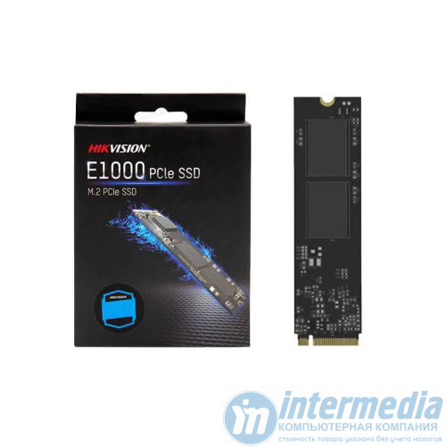 Диск SSD  HIKVISION E1000 128GB 3D NAND M.2 2280 PCIe NVME Gen3x4 Read / Write: 990/650MB