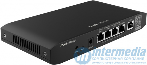 RG-EG105G-P Ruijie V2 5-портовый гигабитный облачный управляемый маршрутизатор, 5 портов подключения Gigabit Ethernet, включая 4 порта PoE / POE + с бюджетом мощности POE 54 Вт шт