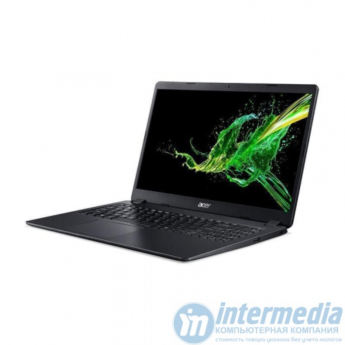 Ноутбук Acer Aspire A315-34 Black Intel N4020 (up to 2.8Ghz), 8GB, 128GB SSD, Intel HD Graphics, 15.6" LED FULL HD (1920x1080), WiFi, LAN RJ45, BT, Cam, DOS, Eng-Rus - Интернет-магазин Intermedia.kg