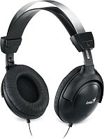 Наушники с микрофоном Genius HS-M505X Дуговые, Single Jack, 20Hz-20kHz, 112dB/-34dB, , Длина кабеля 1,8 м, Чёрный