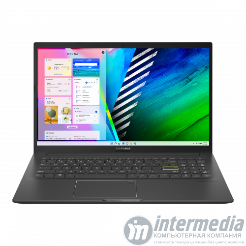 Ультрабук Asus Vivobook M513UA-DS71-CA AMD Ryzen 7 5700U (up to 4.3Ghz), 16GB DDR4, 512GB SSD PCIe NVMe, 15,6" (1920x1080) OLED FULL HD GL, Radeon Vega 8 Graphics, WiFi, BT ,скан. отпечат. пальца, Win - Интернет-магазин Intermedia.kg