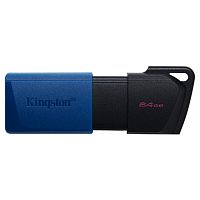 Флеш карта 64GB USB 3.2 Gen1 Kingston DataTraveler Exodia М Синий-Черный [DTXM/64GB] - Интернет-магазин Intermedia.kg
