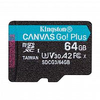 Micro Secure Digital Card (Trans Flash) 64B HC10 KINGSTON Canvas Go Plus 170R A2 U3 V30 - Интернет-магазин Intermedia.kg
