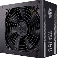 Блок питания 750W CoolerMaster MWE V2 750 WHITE, ATX, APFC, 80PLUS, 20+4pin, 4+4pin, 8 Pin , 6*Sata, 3*Molex, 4*PCI-E 6+2 pin, вентилятор 12 см, кабель питания, Чёрный [MPE-7501-ACABW-EU]