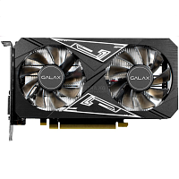 Видеокарта Galax BLACK GeForce GTX1650 EX -1 Click OC PCI-E 4GB GDDR6 128BIT W/DP/HDMI/DVI-D/Cooling Fan