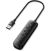 USB-HUB UGREEN CM416 (USB 3.0 - 4xUSB 3.0, 0.25м, чёрный) 10915