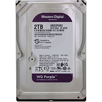 Жесткий Диск WD 2TB 5400rpm 256MB WD22PURZ PURPLE SURVEILLANCE SATA3