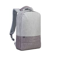 Рюкзак RivaCase 7562 PRATER Anti-Theft Grey/Mocha Brown 15.6" Backpack