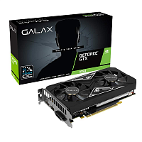 Galax GeForce GTX 1650 EX PLUS 1-Click OC 4GB GDDR6 128-bit, Engine Clock 1635MHz, Memory Speed 12000mhZ, DUAL Fan, Vulkan API, OpenGL 4.6, DVI-D HDMI DP [65SQL8DS93E1] - Интернет-магазин Intermedia.kg