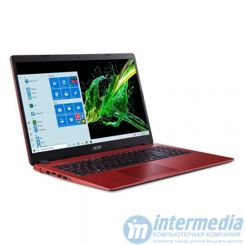 Ноутбук Acer Aspire 315-56 Rococo Red Intel Core i3-1005G1 , 12GB, 500GB + 256GB M.2 NVMe PCIe, Intel HD Graphics 620, 15.6" LED FULL HD (1920x1080), WiFi, BT, Cam, LAN RJ45, DOS, Eng-Ru - Интернет-магазин Intermedia.kg