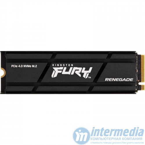 Диск SSD KINGSTON Fury Renegade 1TB SFYRSK (с радиатором) M.2 2280 NVMe PCIe 4.0