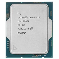 Процессор Intel Core i7-13700F 2.1-5.2GHz,30MB Cache L3,EMT64,16 Cores+24 Threads,Tray,Raptor Lake