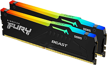 Оперативная память DDR5 64GB 6000MT/s DDR5 CL30 DIMM (Kit of 2) FURY Beast RGB EXPO KF560C30BBEAK2-64