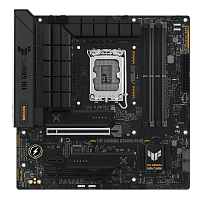 Матплата ASUS TUF GAMING B760M-PLUS D4, LGA1700, Intel B760, 4xDDR4 PC42600, 2xPCI-E 3.0x16, 1xPCI-E 3.0x1, Sound8Ch, GLAN, 4SATA+2M.2, RAID, mATX, 9USB3.2+6USB2.0, HDMI, DP