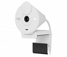 Веб камера Logitech Brio 300 Full HD, 1080p, 30fps, 70°, 2 RightLight 2, USB Type-C, 1.5 m Off-White [960-001442] - Интернет-магазин Intermedia.kg