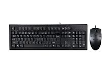 Клавиатура A4Tech KR-8520D (KR-85+OP-620D) Клавиатура+MOUSE SET USB BLACK US+RUSSIAN рус/англ/кырг б/у