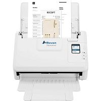Raven Select Document Scanner (CIS,A4Color,600dpi,40ppm,80ipm,Duplex, ADF50page,Display,4000pages/day,30-bit,White, for Win. and Mac) - Интернет-магазин Intermedia.kg