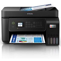 Epson L5290 with Wi-Fi, printer-scanner-copier-fax, A4, 33/15ppm, 5760x1440dpi printer, 1200x2400dpi scaner, copier1200x2400dpi, Ethernet (RJ-45), USB 2.0, цветной LCD-дисплей, Epson iPrint, Epson Ema - Интернет-магазин Intermedia.kg