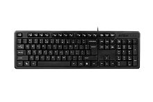 Клавиатура A4Tech  KK-3 MULTIMEDIA FN USB KEYBOARD BLACK US+RUSSIAN