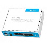 Роутер Wi-Fi MikroTik hAP Lite RB941-2nD, CPU 1 Core, 32MB RAM, 2.4GHz 300 Mb/s, 4xLAN 100Mb/s, MicroUSB, RouterOS (L4) - Интернет-магазин Intermedia.kg