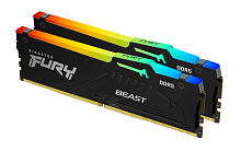 Оперативная память DDR5 32GB 6000MT/s DDR5 CL30 DIMM (Kit of 2) FURY Beast RGB EXPO KF560C30BBEAK2-32