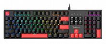 Клавиатура игровая A4tech Bloody S510R-Brown Fire Black механическая, 104btns, USB, Анг/Рус, 1.8м, подсветка RGB, Красный-Черный - Интернет-магазин Intermedia.kg