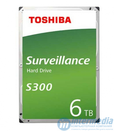 Жесткий Диск Toshiba 6TB 5400rpm 256MB S300 SATA3 HDWT860UZSVA