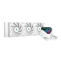 Система водяного охлаждения процессора DEEPCOOL LT720 WH WHITE ARGB, 120*3 FAN LGA20xx/1700/1200/115*/AMD