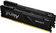 Оперативная память DDR4 32GB (2x16GB) PC-28800 (3600MHz) KINGSTON FURY BEAST BLACK KF436C18BBK2/32