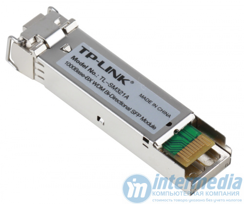 SFP модуль двунаправленный TP-LINK TL-SM321A Одномодовый, 1550-1310нм, 1,25Гб, 10км