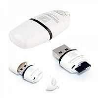 Ридер for micro-SD,USB 2.0, Siyoteam SY-U38 (white) - Интернет-магазин Intermedia.kg