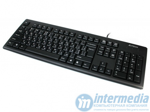 Клавиатура A4Tech KRS-83,Black,USB, Comfortkey keyboard рус/англ/кырг