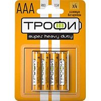 Батарейка Трофи R03-4BL AAA (блистер 4шт.) - Интернет-магазин Intermedia.kg