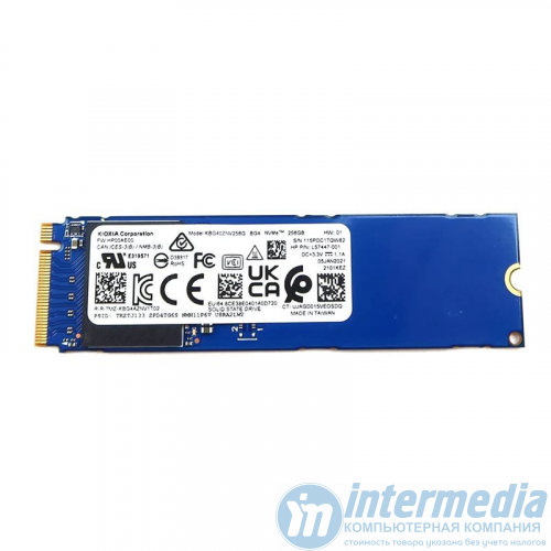 Диск SSD 256GB KIOXIA BG4 Series KBG40ZNV256G Interno M.2 2280 - PCI Express 3.0 x4 (NVMe R/W:2200/1400MB/s) без упаковки