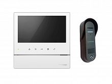 Видеодомофон COMMAX CDV-70H White+панель DRC-4CPN3 Brown (1xCam, 2xInerphone) (7" LCD TFT/Soft Touch/Led) Корея - Интернет-магазин Intermedia.kg